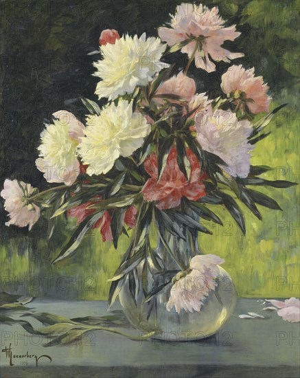 Peonies, 1898. Creator: Gunnar G:son Wennerberg.