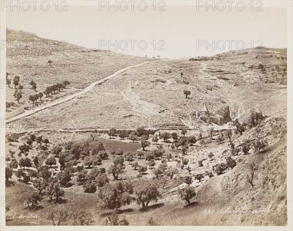 Valle De Josaphael #290, Printed c.1870. Creator: Felix Bonfils.