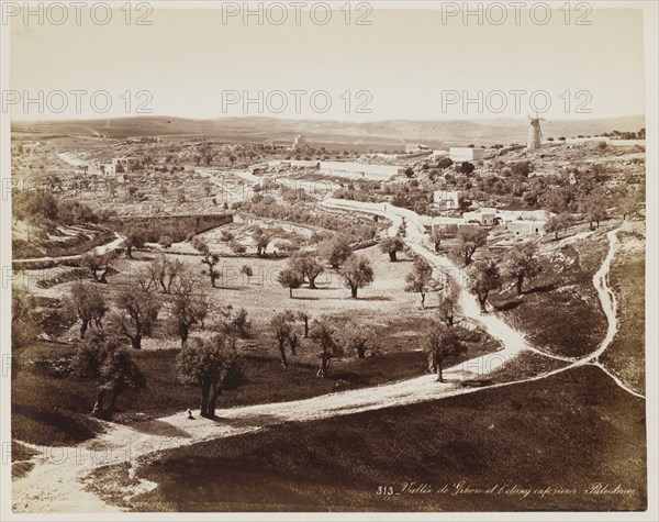 Valle De ... Palestine #313, Printed c.1870. Creator: Felix Bonfils.