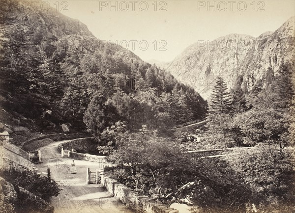 Beddgelert, Pass Of Aberglaslyn, From The Road (515), Printed 1860 circa. Creator: Francis Bedford.