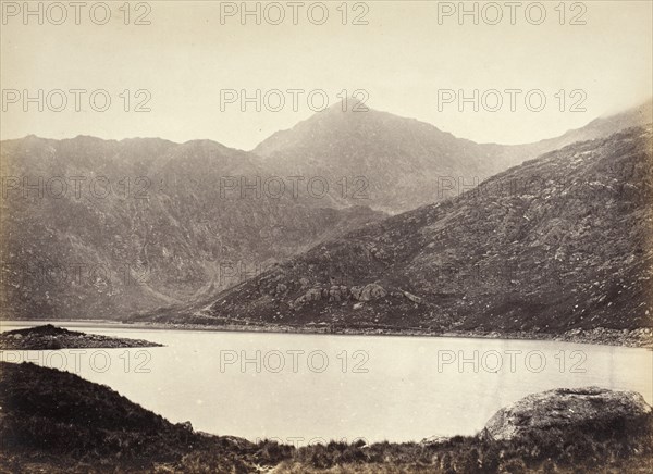 Snowdon, From Llyn Llydaw (528) (image 2 of 2), Printed 1860 circa. Creator: Francis Bedford.