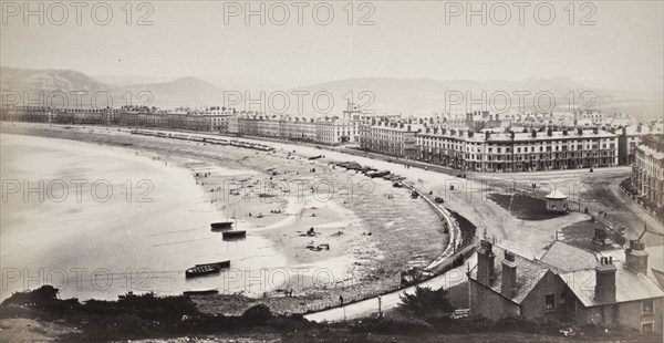 Llandudno From Above The Baths (684), Printed 1860 circa. Creator: Francis Bedford.