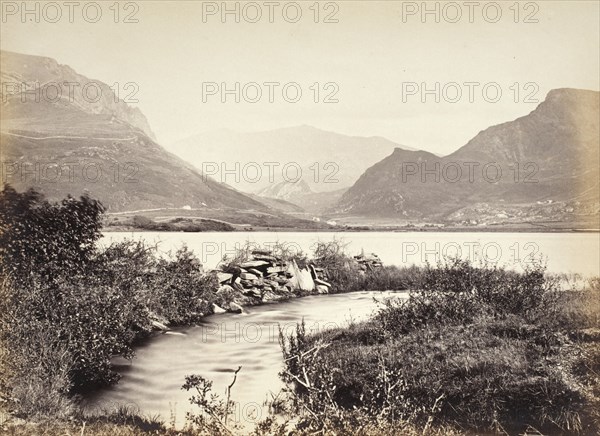 Snowdon, From Nantlle Lakes (583), Printed 1860 circa. Creator: Francis Bedford.