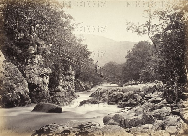 Bettws-Y-Coed, The Miner's Bridge (693), Printed 1860 circa. Creator: Francis Bedford.