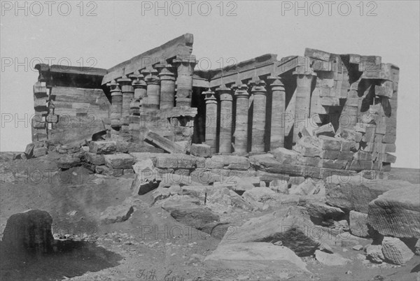 The Temple of Mahannaka, Nubia, 1857. Creator: Francis Frith.