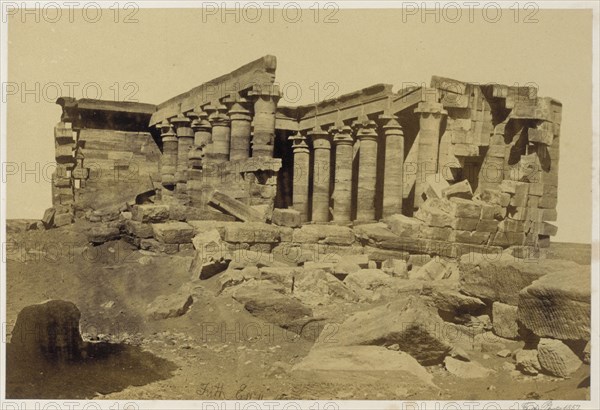 The Temple of Mahannaka, Nubia, 1857. Creator: Francis Frith.