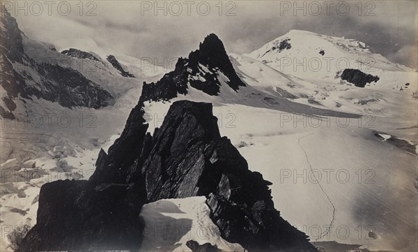 View from Mt. Blanc, c.1860s. Creator: Francis Frith.