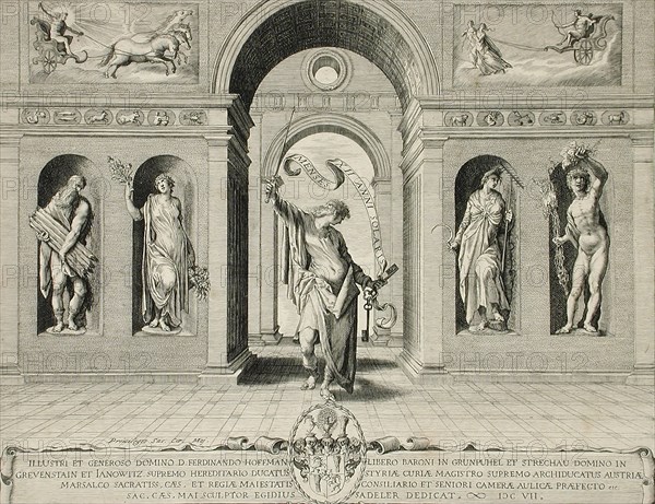 The Four Seasons in Niches, c1607. Creator: Aegidius Sadeler II.