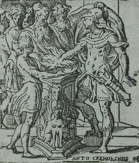 Mucius Scaevola, c1540. Creator: Antonio Campi.