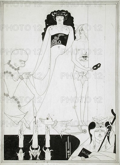 Enter Herodias, c1893. Creator: Aubrey Beardsley.