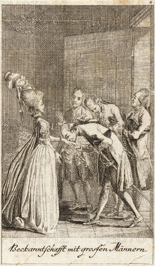 Illustration for 'Life of a Badly Brought Up Young Lady', 1779. Creator: Daniel Nikolaus Chodowiecki.