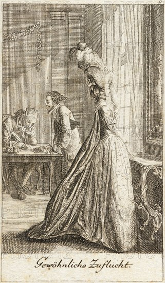 Illustration for 'Life of a Badly Brought Up Young Lady', 1779. Creator: Daniel Nikolaus Chodowiecki.