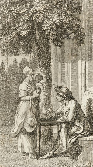 Illustration for Henry Pestalozzi's 'Leonard and Gertrude or the Village Customs', 1782. Creator: Daniel Nikolaus Chodowiecki.