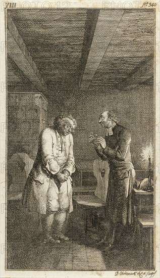 Illustration for Henry Pestalozzi's 'Leonard and Gertrude or the Village Customs', 1782. Creator: Daniel Nikolaus Chodowiecki.