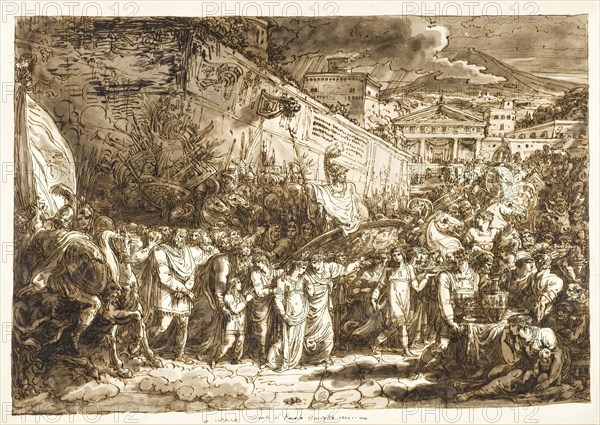 The Triumph of Paulus Emilius, between circa 1812 and circa 1813. Creator: Felice Giani.