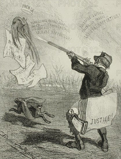 La Comédie politique, 1859. Creator: Félicien Rops.