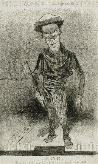 Tautin, 1857. Creator: Félicien Rops.