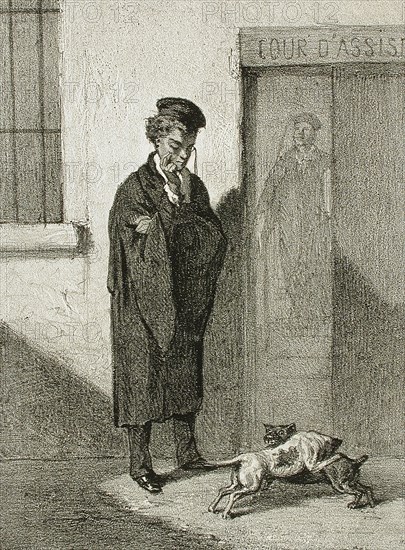 La Premiere cause, 1857. Creator: Félicien Rops.