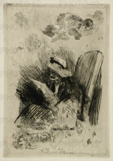 La Quotidienne, 1874. Creator: Félicien Rops.