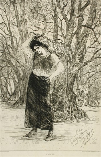 L'Oliviérade, 1876. Creator: Félicien Rops.