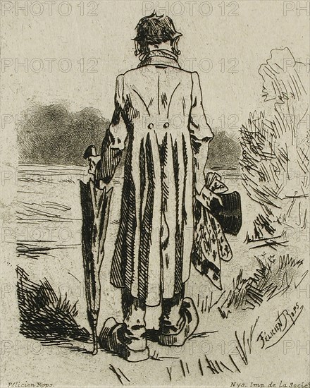 Mon Bourgmestre, 1875. Creator: Félicien Rops.