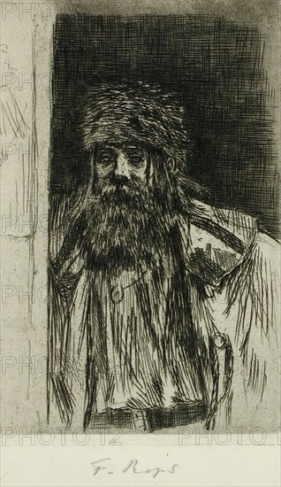 Le Moujick, 1874. Creator: Félicien Rops.