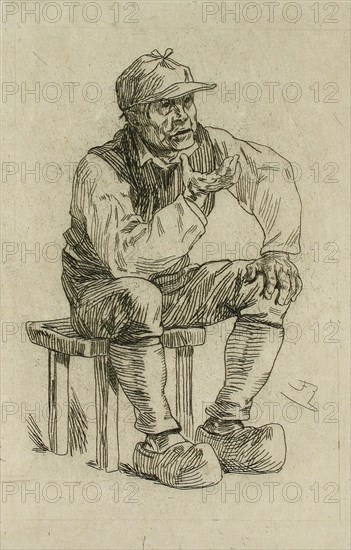 L'Oracle du Hameau, 1878. Creator: Félicien Rops.