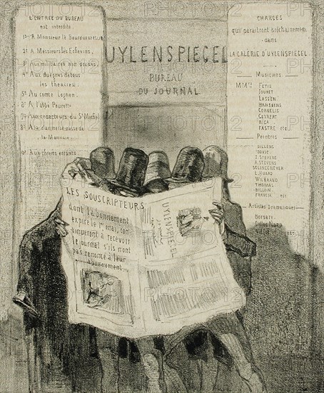 Une Mauvaise charge, 1856. Creator: Félicien Rops.