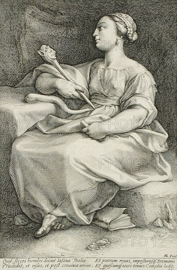 Thalia, 1592. Creator: Hendrik Goltzius.