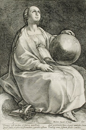 Urania, 1592. Creator: Hendrik Goltzius.