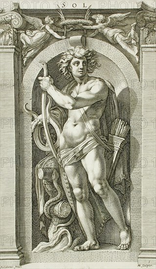 Sol, 1592. Creator: Hendrik Goltzius.