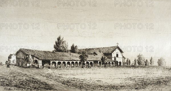 San Juan Bautista, Published in 1883. Creator: Henry Chapman Ford.