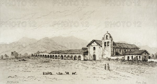 Santa Ynez, Published in 1883. Creator: Henry Chapman Ford.