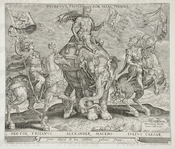 Three Roman Emperors, 1567. Creator: Harmen Jansz Muller.