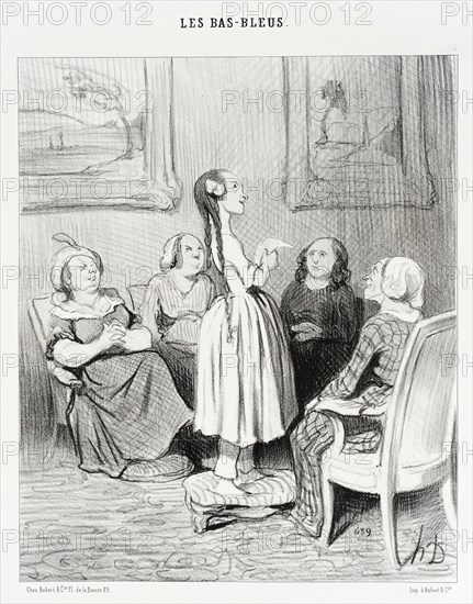 ...dussent-ils me maudire..., 1844.  Creator: Honore Daumier.