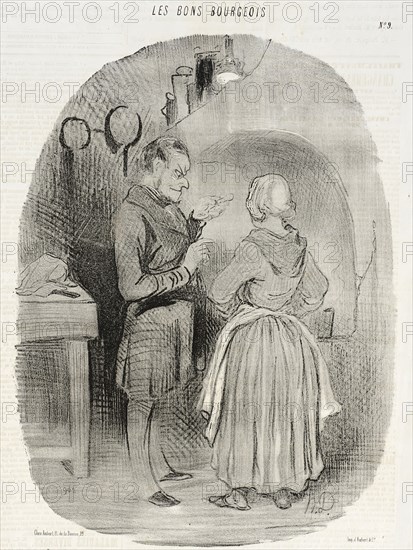 Le jaune d'oeuf n'a pas été assez battu..., 1846. Creator: Honore Daumier.