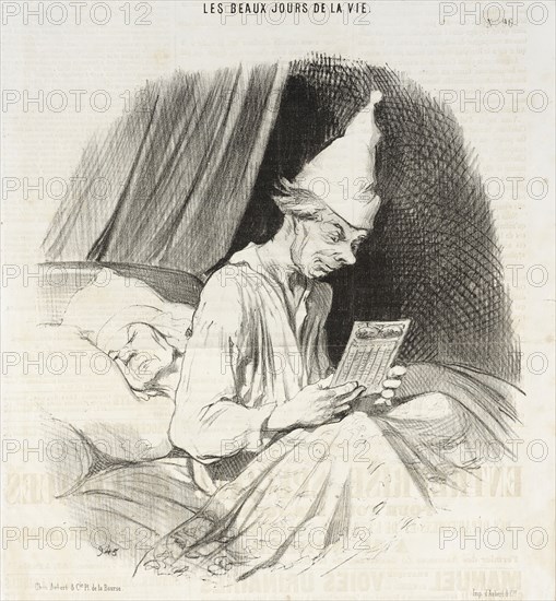 C'est bien aujourd'hui, 28 juillet, Ste. Anne..., 1846. Creator: Honore Daumier.