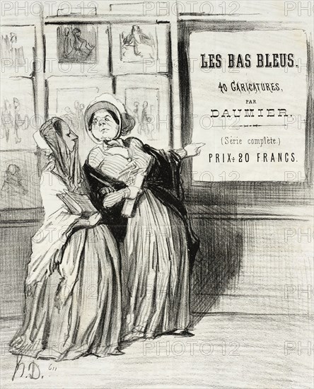 Voyez donc un peu, Isménie!..., 1844. Creator: Honore Daumier.