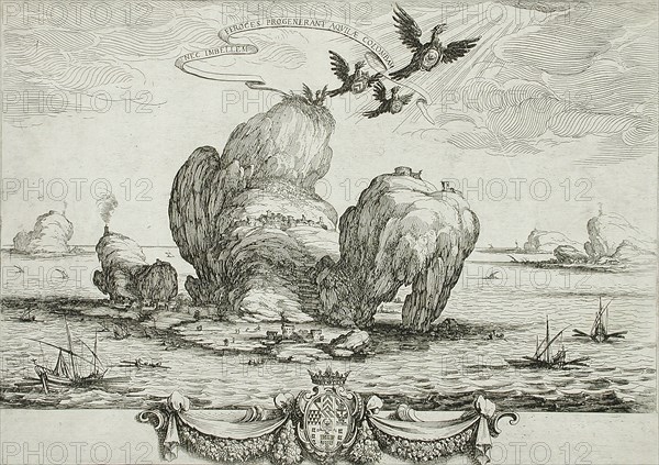 The Large Crag, 1623. Creator: Jacques Callot.