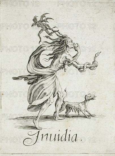 Envy, c1621. Creator: Jacques Callot.