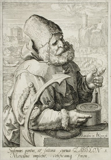 Zebulon, c1590. Creator: Jacques de Gheyn II.