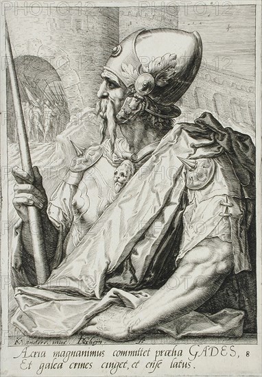 Gad, c1590. Creator: Jacques de Gheyn II.