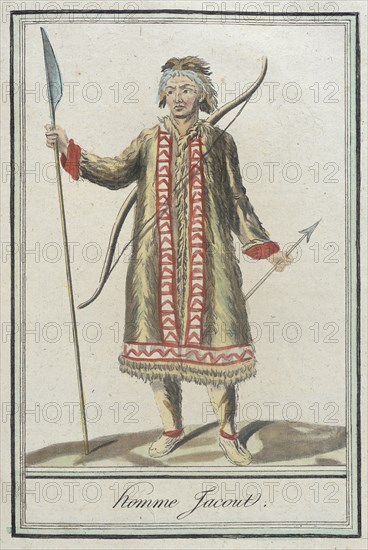 Costumes de Différents Pays, 'Homme Jacout', c1797. Creators: Jacques Grasset de Saint-Sauveur, LF Labrousse.