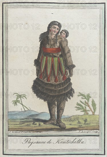 Costumes de Différents Pays, 'Paysanne de Kamtschatka', c1797. Creators: Jacques Grasset de Saint-Sauveur, LF Labrousse.