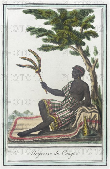 Costumes de Différents Pays, 'Negresse du Congo', c1797. Creators: Jacques Grasset de Saint-Sauveur, LF Labrousse.