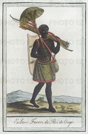 Costumes de Différents Pays, 'Esclave Favori du Roi de Congo', c1797. Creators: Jacques Grasset de Saint-Sauveur, LF Labrousse.