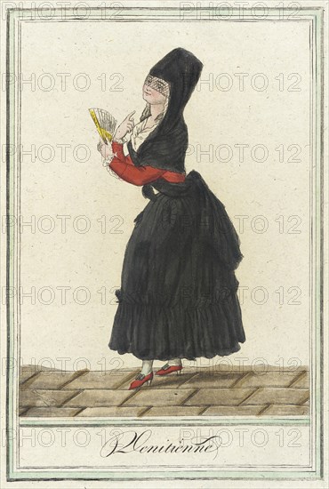 Costumes de Différent Pays, 'Venitienne', c1797. Creators: Jacques Grasset de Saint-Sauveur, LF Labrousse.