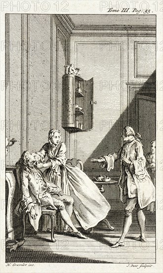 Illustration from Tom Jones, published 1750. Creator: Jan Punt.