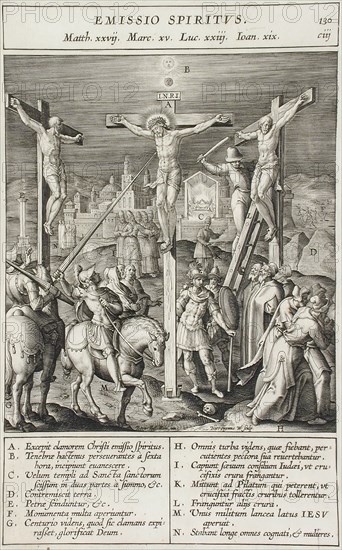 The Coup de Lance, 1593. Creator: Jan Wierix.