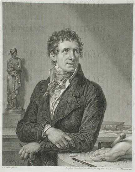 Antonio Canova, 1820. Creator: Joseph Saunders.